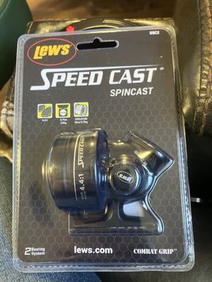 Lews 1128790 4.4-1 SSC2C Speed Cast Mini Spincast Reel - Walmart.com