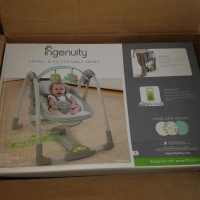 ingenuity babyschaukel hoots & hugs