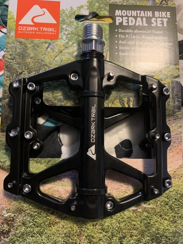 Lot de 2 pédales de vélo de montagne en alliage d'aluminium
