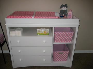peek a boo changing table