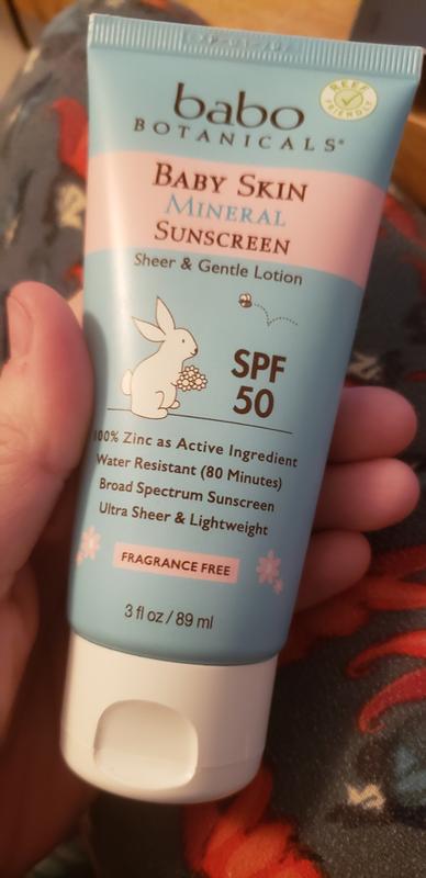 babo botanicals baby skin mineral sunscreen