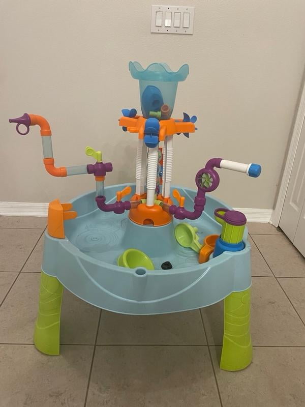 Little Tikes Flowin Fun Water Table with 13 Piece Pipes Tower Waterfall Accessory Set Outdoor Toy Play Set for Toddlers Kids Boys Girls Ages 2 3 4 Year Old Walmart