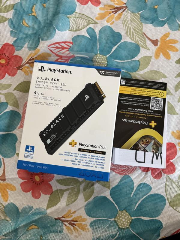 WD BLACK, NVMe SSD, 4TB SN850P, Officially Licensed for PS5