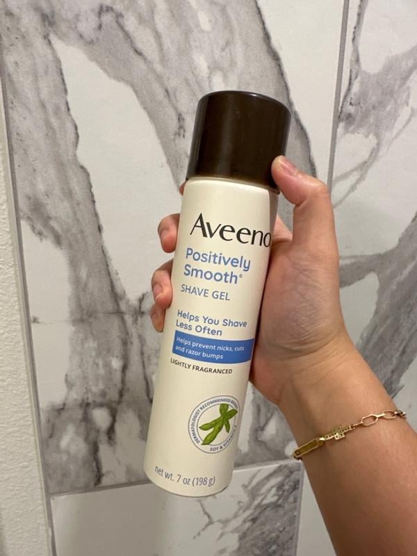 Customer reviews for Aveeno Positively Smooth Shaving Gel with Aloe, Shave Cream for Men and Women, Lightly Scented, 7 oz | Walmart.com