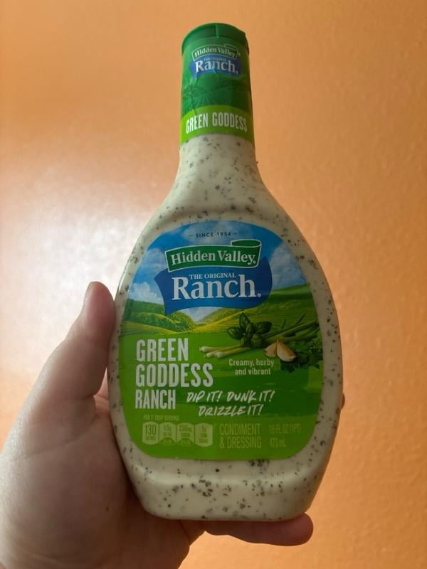 Customer reviews for Hidden Valley Green Goddess Ranch Topping and Dressing,  16 fl oz Easy Squeeze Bottle | Walmart.com