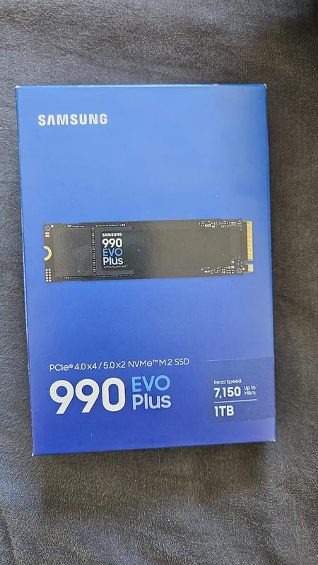 Samsung, SSD, 990 EVO PLUS 4TB, PCIe Gen 4x4 Speeds Up-to 7,250 MB