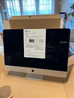 Apple iMac 27-inch Retina 5K, 3.8GHz 8-Core i7, 32GB RAM, 1TB SSD