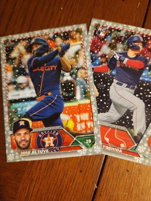 Topps 2023 MLB Baseball Trading Cards Holiday Mega Box, Autograph