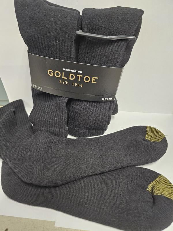 Customer reviews for Gold Toe Men's Harrington Casual Crew Socks, 6 Pairs |  Walmart.com