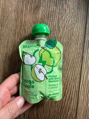 Customer reviews for Brainiac Omega-3 Applesauce, Apple, No Sugar