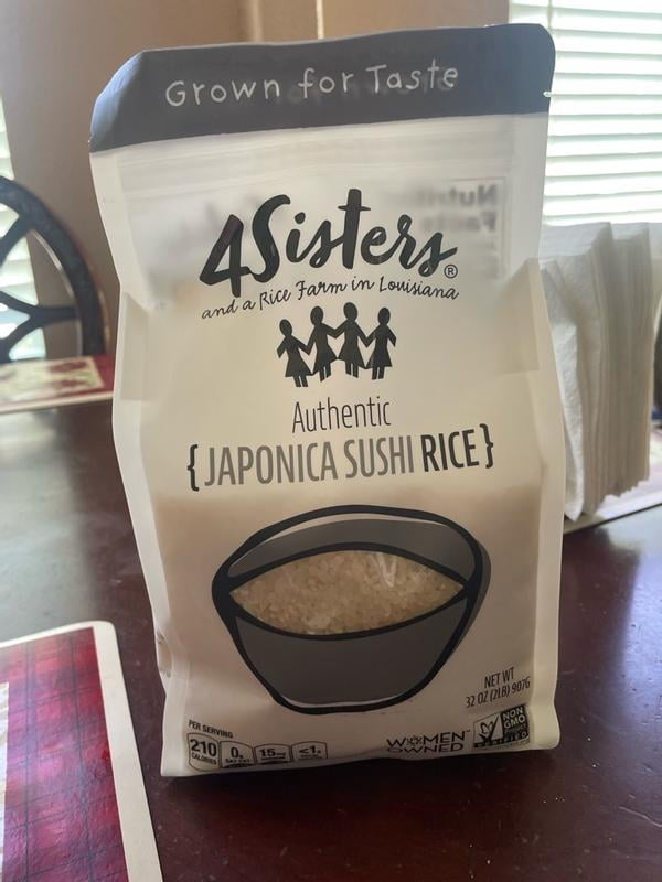 Customer reviews for 4Sisters Short Grain Japonica Sushi Rice, 32