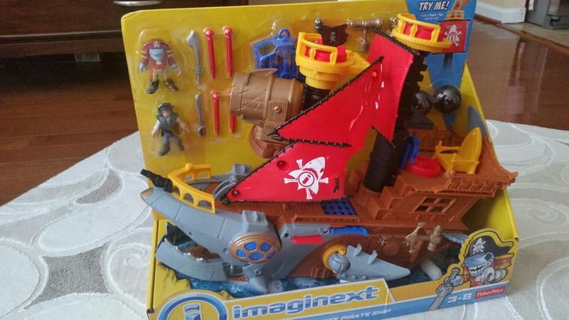 imaginext pirate ship shark