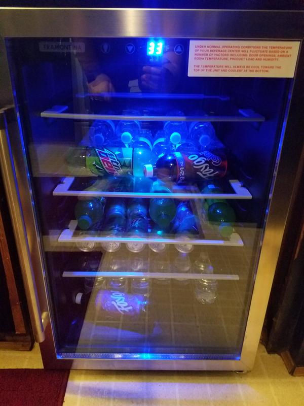 tramontina 4.4 cu ft beverage cooler