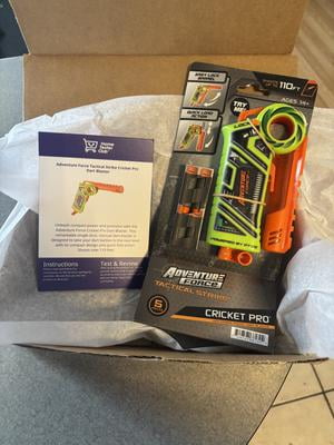 Adventure Force Cricket Pro Dart Blaster, Fires 110 ft, Compact