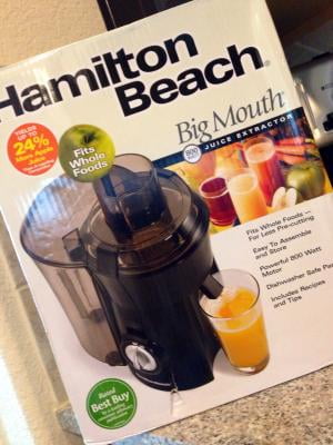  Hamilton Beach 67601 Big Mouth Juice Extractor, Black  (Discontinued): Electric Juicers: Home & Kitchen