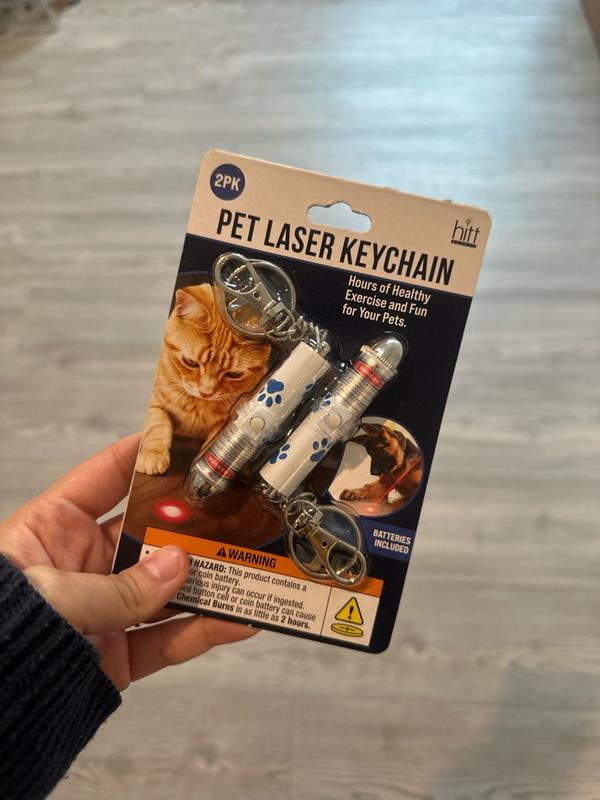Hitt Brands Pet Laser Light Exerciser, Pointer Toy for Cats Dogs