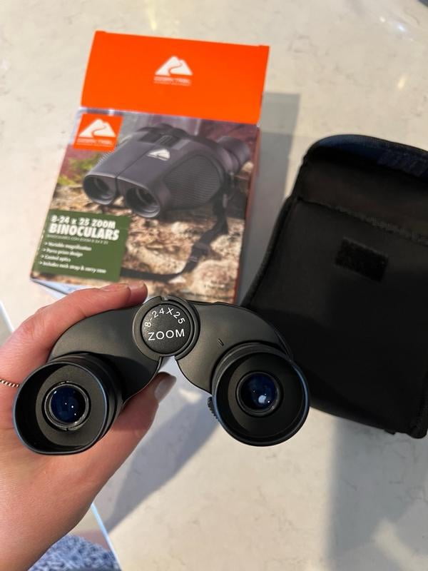 Free Shipping! Ozark Trail 8-24X25 Zoom Binoculars with High