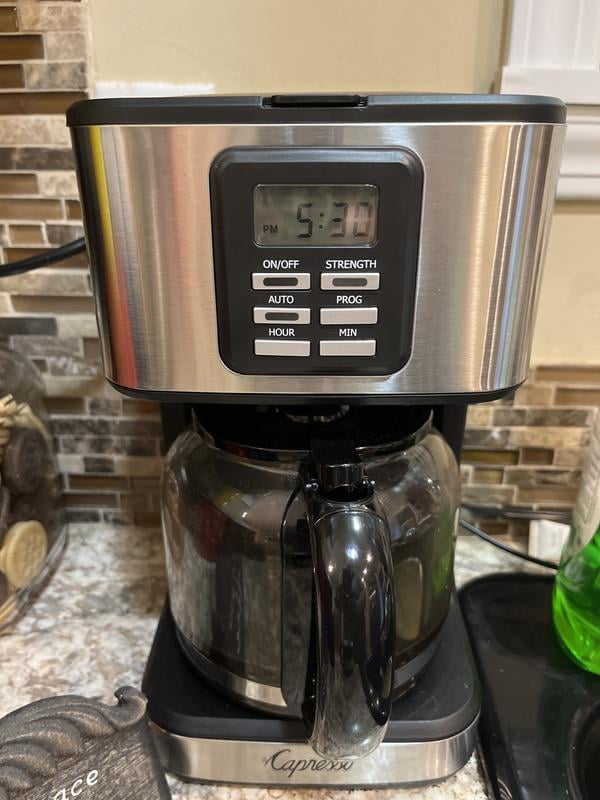 Free Shipping! Capresso SG220 Programable 12-Cup Stainless Steel