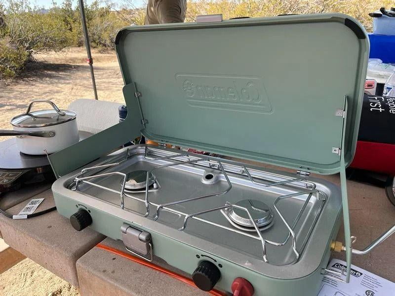 Coleman Cascade 222 2-Burner Camping Stove, Portable Cooktop