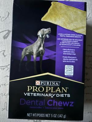 Purina Pro Plan Veterinary Diets Dental Chewz Dog Treats, 5 oz Box