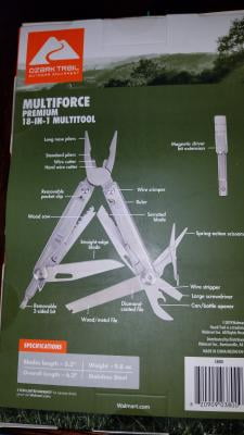 Ozark Trail Multiforce Premium 18-In-1 Multi Tool