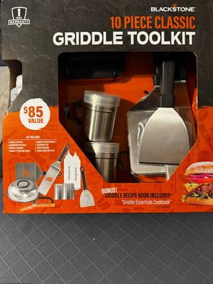 Blackstone Outdoor Flat Top Grill Cooking Set 10-Piece Griddle