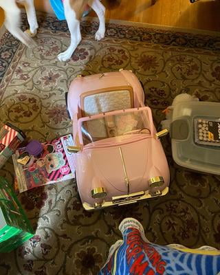 Our Generation Retro Convertible Car - Doll Toy Car Set - Walmart.com