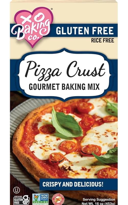 XO Baking Co. Gluten Free Pizza Crust Mix 16 oz with Kosher