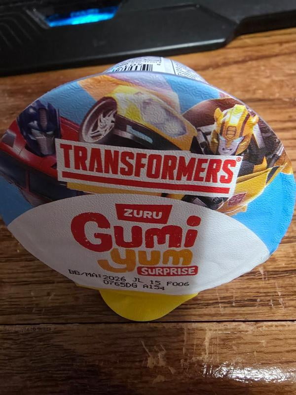 Gumi Yum Surprise Transformers 22g Gummy and Toy Product Aged 4-10