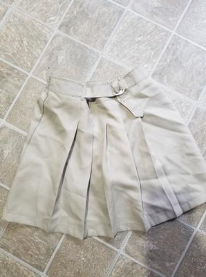 Tremour Little& Big Girls Uniform Skort Adjustable Waist Pleated Skirt 2 Years 14 Years 