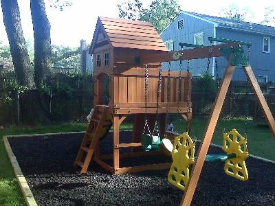 backyard discovery atlantis swing set
