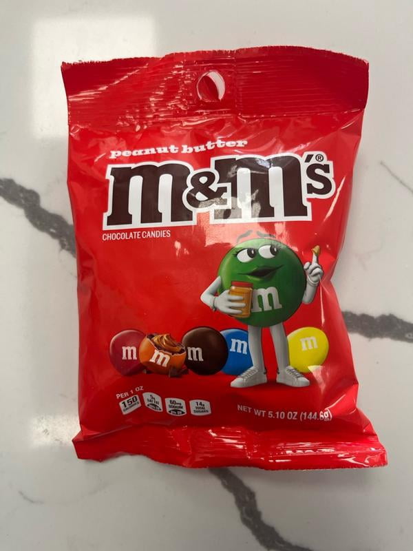4 pack) M&M's Minis Peanut Butter Milk Chocolate Candy - 1.74 oz