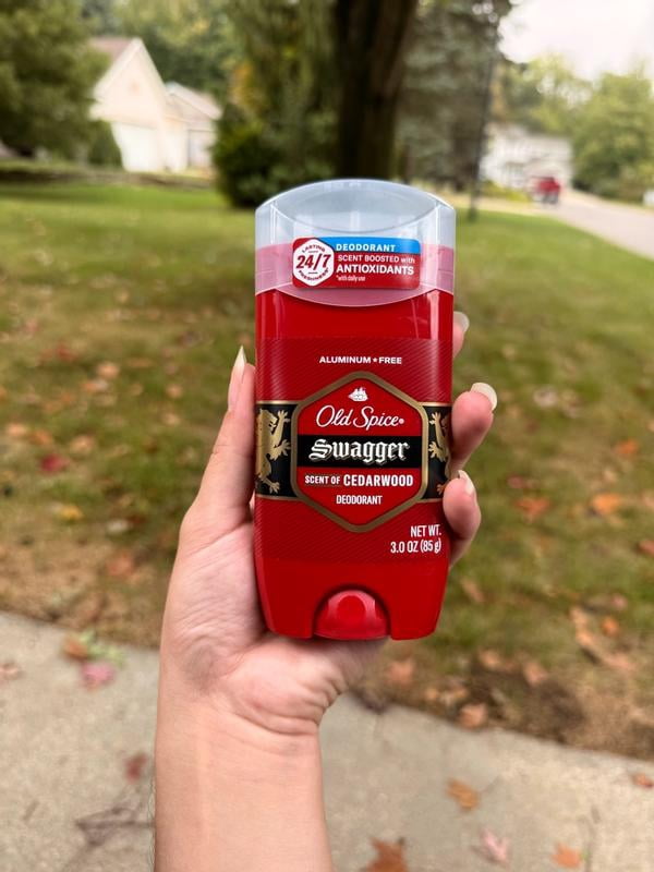 Old Spice Swagger Deodorant 3 Ounce Pack of 4 with Cedarwood and