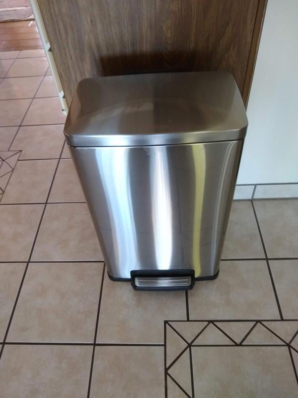 Tramontina Open Top Trash Can Stainless Steel 13 Gallon, 81200/004DS