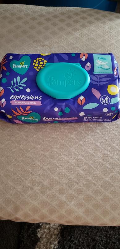 pampers expressions botanical rain baby wipes