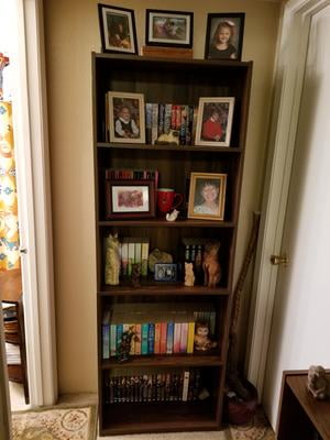 Mainstays 71 5 Shelf Bookcase Black Walmart Com Walmart Com