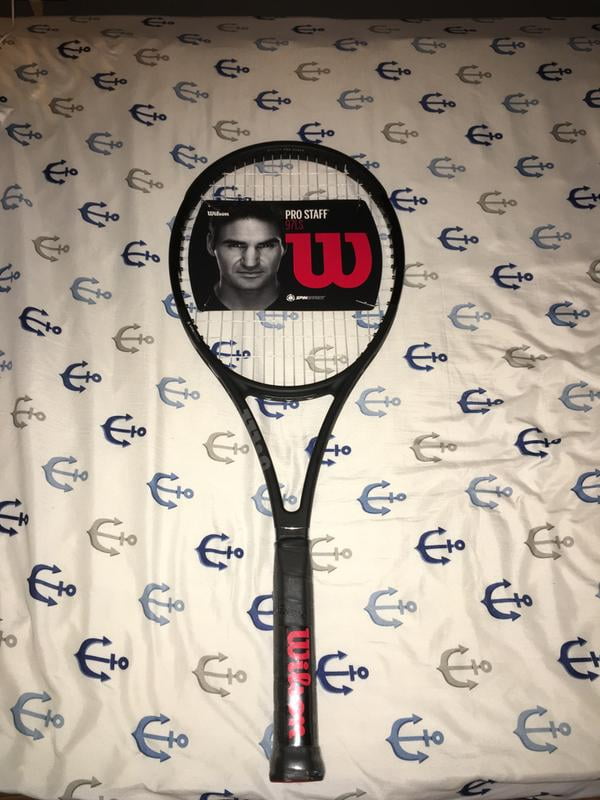 Wilson Pro Staff 97 LS Black Tennis Racquet Grip 4 3 8 Walmart