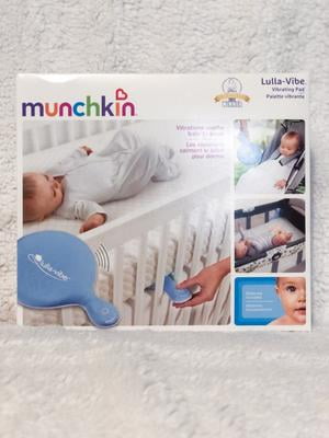 Munchkin Lulla-Vibe ブルー 単三電池4本付き Munchkin Lulla-Vibe Protège-matelas vibrant Bleu : Amazon.ca
