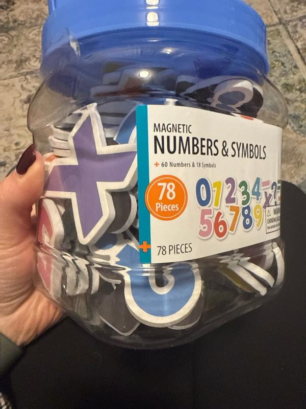 MEGA Magnetic Number Set - 78 Pieces - Craft, Create - Walmart.com