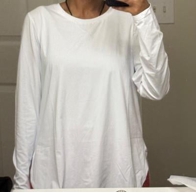 T-shirt Anti-UV Femme à Manches Longues Lite - Bleu Océan - Nuvées