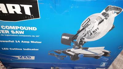 HART 10 inch 14 Amp Compound Miter Saw Walmart