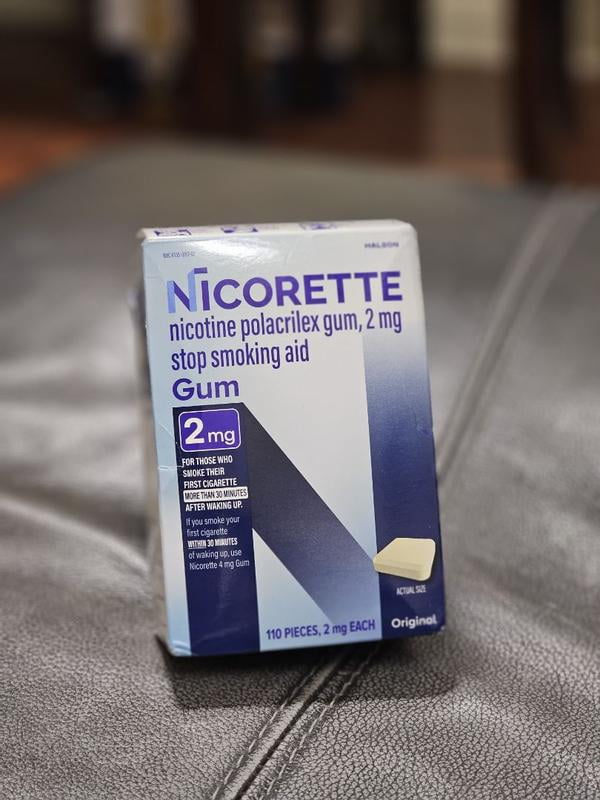 medication to stop smoking cigarettes Customer reviews for Nicorette Nicotine Gum Stop Smoking Aid, 2 Mg,  Flavored - 110 Ct