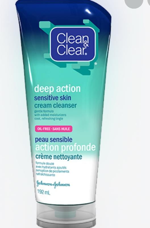 Clean & Clear Deep Action Cream Cleanser, 1 oz HSA/FSA Eligible
