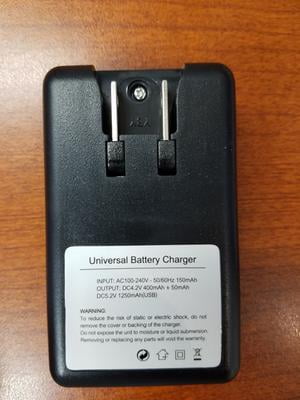 Universal External Mobile Phone Battery Desktop Charger USB Port LCD Display