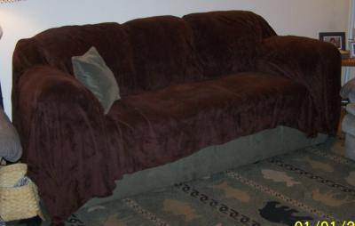 Mainstays Plush Sofa Furniture Throw