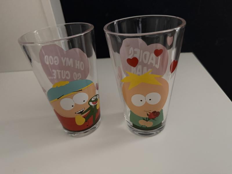 Zak Designs 16oz South Park Glasses (Set of 2) - Walmart.com