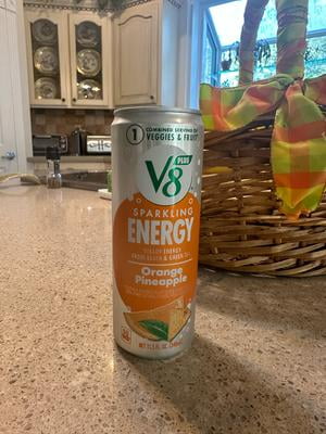 V8 +Energy Sparkling Strawberry Kiwi Juice Energy Drink, 11.5 fl
