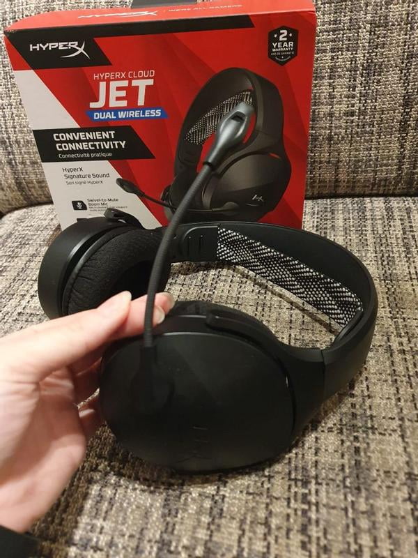 HyperX Cloud Jet Wireless Black Gaming Headset with Bluetooth 5.2