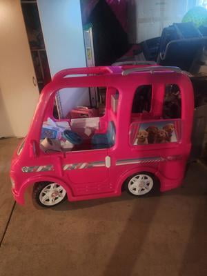 Customer reviews for 12V Power Wheels Barbie Dream Camper Battery Powered Ride On with Music Sounds 14 Accessories Walmart