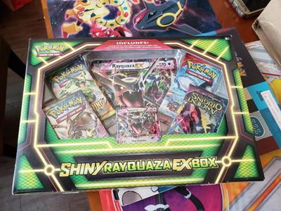pokemon trading card game shiny rayquaza ex box Amazon.com: Pokemon TCG: Shiny Rayquaza-EX Box Card Game : Toys & Games main image 0